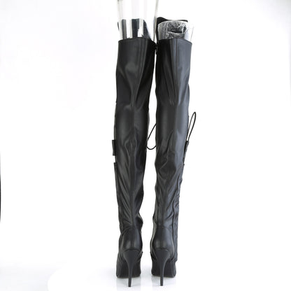 *5" Heel Lace-Up Thigh High Boot (Pleaser SED3082/B)