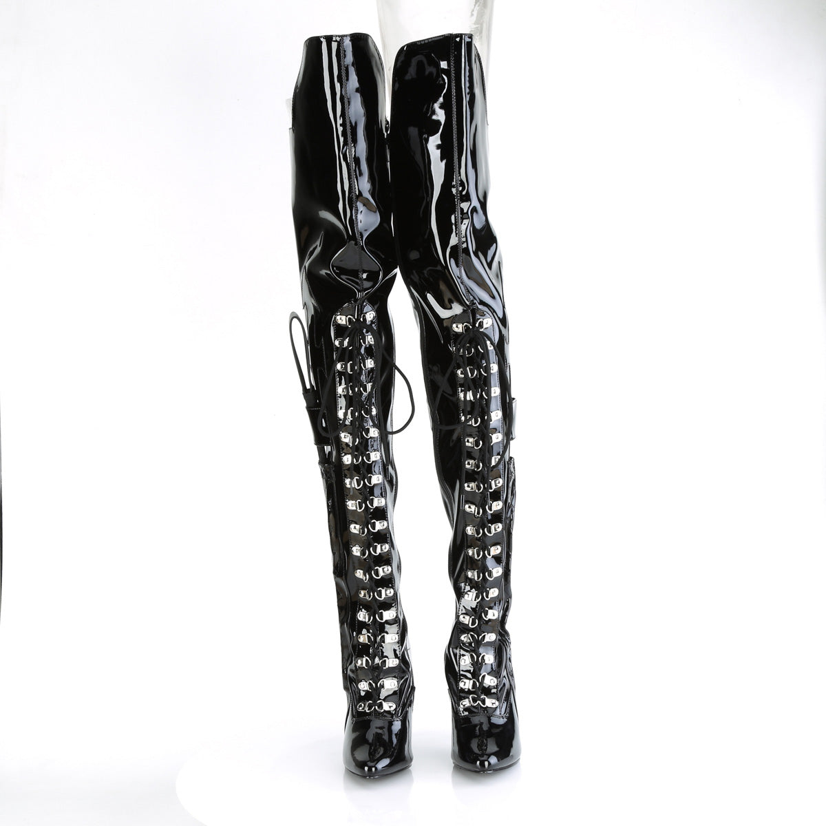 *5" Heel Lace-Up Thigh High Boot (Pleaser SED3082/B)