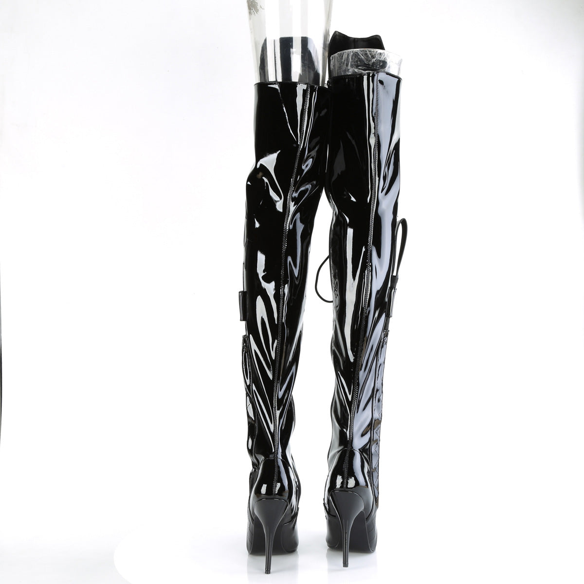 *5" Heel Lace-Up Thigh High Boot (Pleaser SED3082/B)