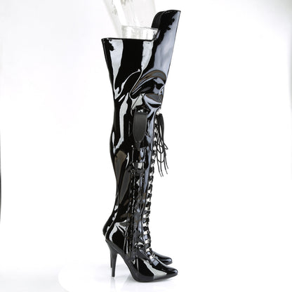 *5" Heel Lace-Up Thigh High Boot (Pleaser SED3082/B)