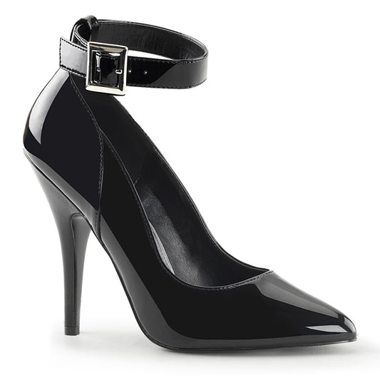 5" Ankle Strap Pump (Pleaser SED431/B)