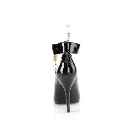 5" Heel Wide Band Ankle Cuff Pump (Pleaser SED432/B)