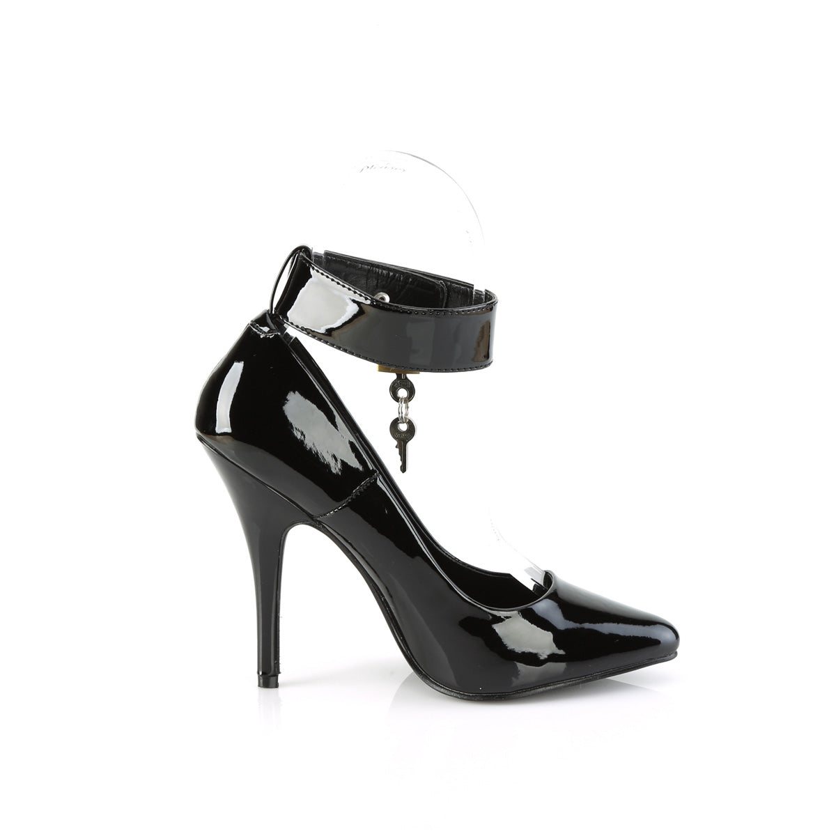 5" Heel Wide Band Ankle Cuff Pump (Pleaser SED432/B)