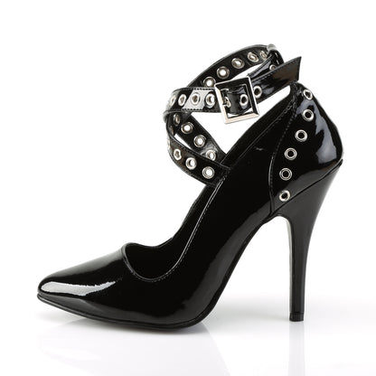 5" Crisscross Pump W/ Eyelet-Hole Punch (Pleaser SED443/B)