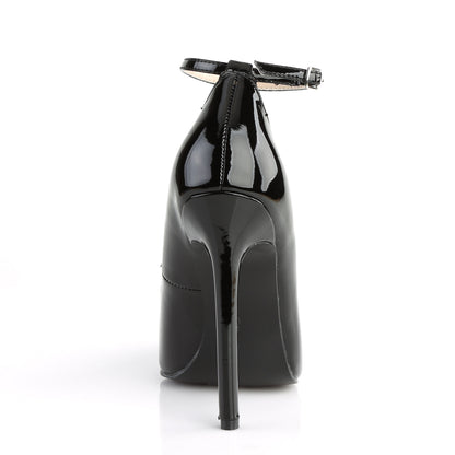 5" Heel Ankle Strap Pointed Toe Pump (Pleaser SEXY23/B)