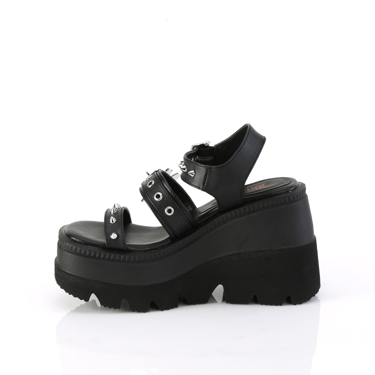 4 1/2" Wedge PF Ankle Strap Sandal (Demonia SHA13/BVL)