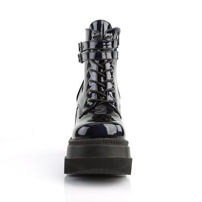 4 1/2" Wedge PF Ankle Boot, Side Zip (Demonia SHA52/B)