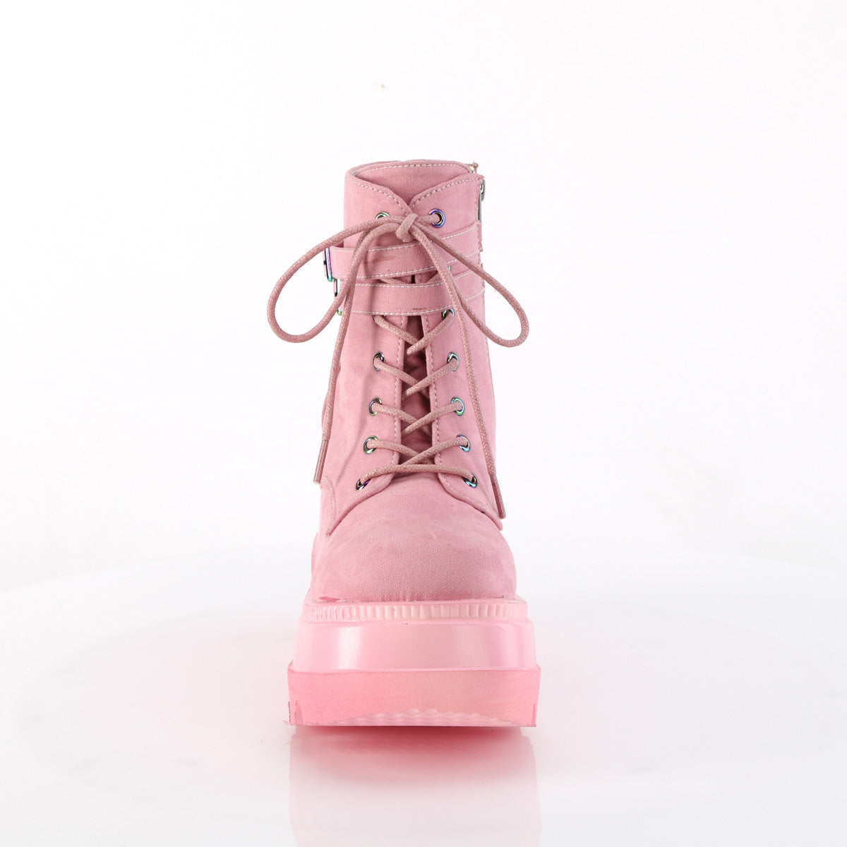 4 1/2" Wedge PF Ankle Boot, Side Zip (Demonia SHA52/B)