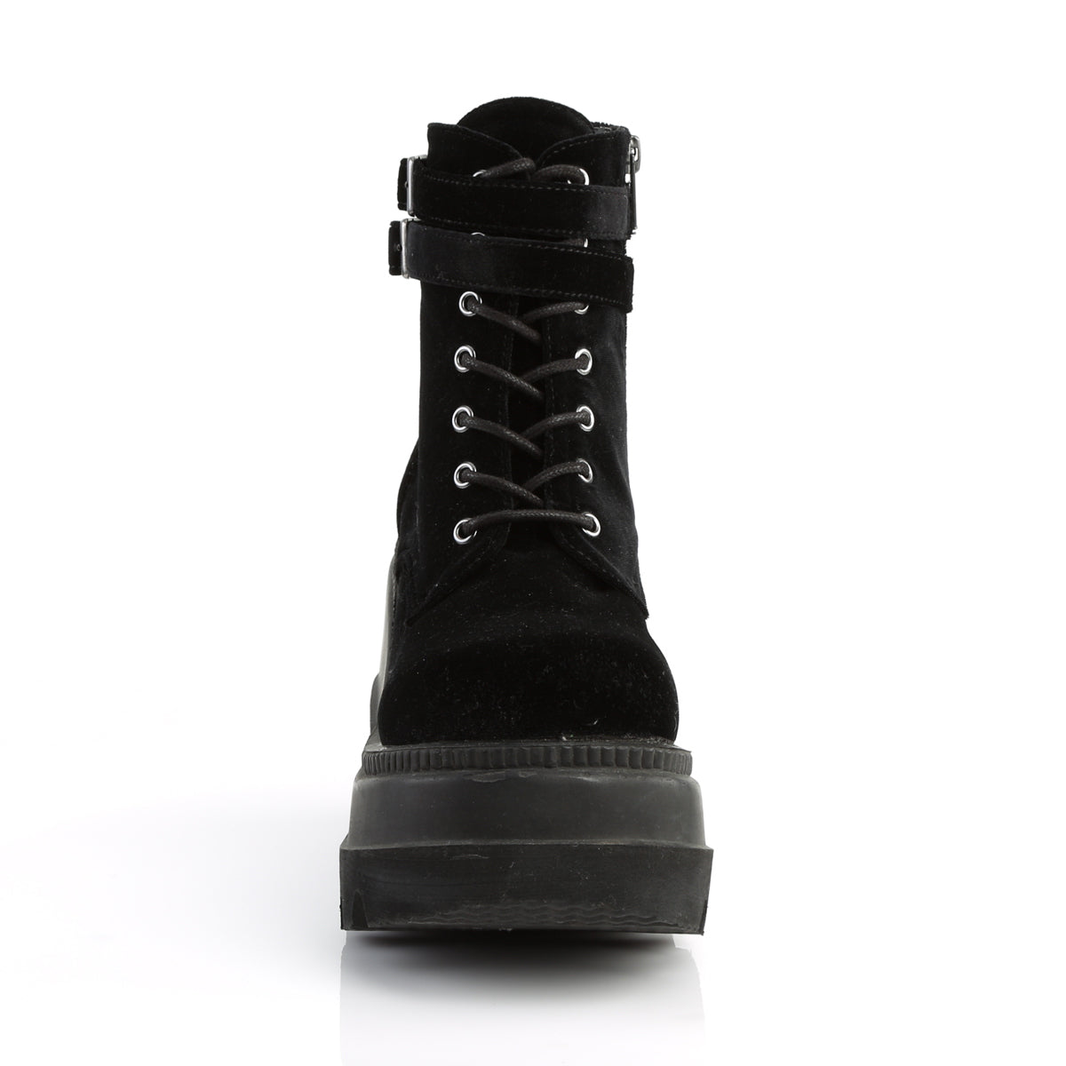 4 1/2" Wedge PF Ankle Boot, Side Zip (Demonia SHA52/B)