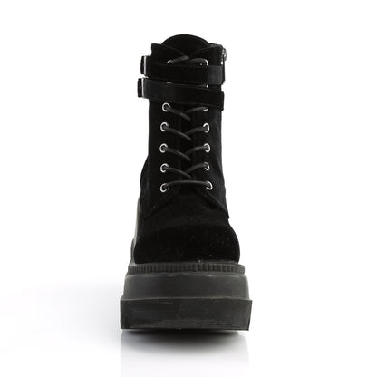 4 1/2" Wedge PF Ankle Boot, Side Zip (Demonia SHA52/B)