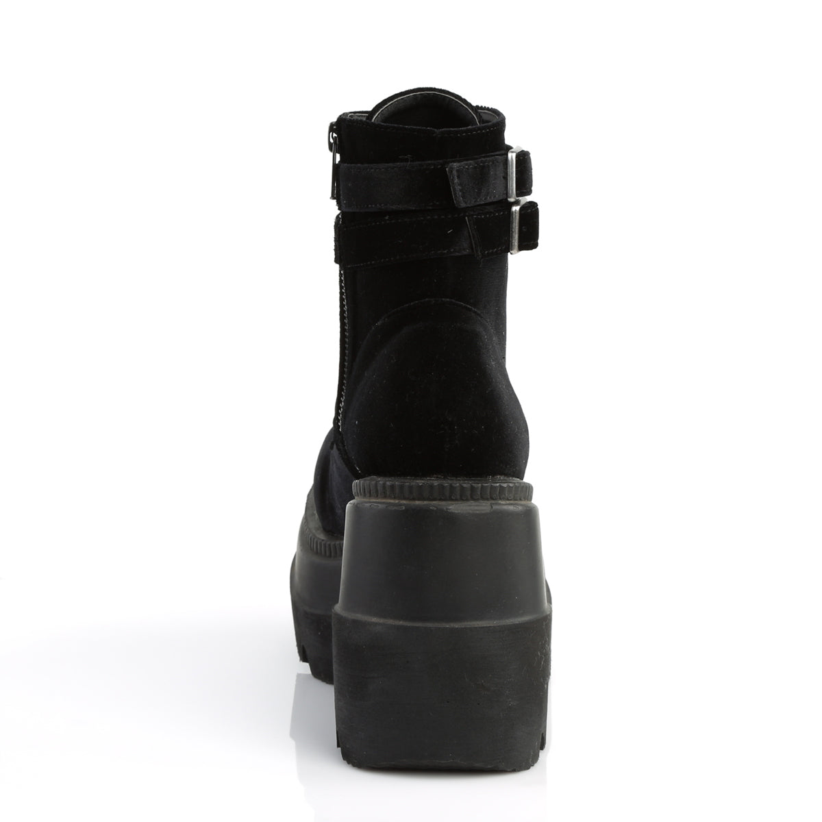 4 1/2" Wedge PF Ankle Boot, Side Zip (Demonia SHA52/B)