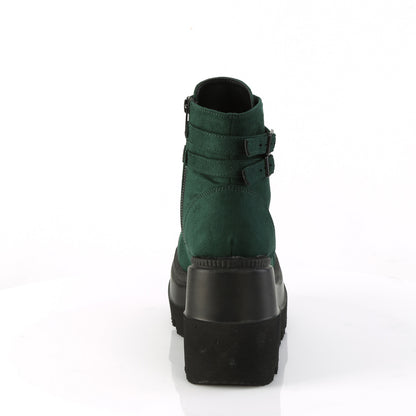 4 1/2" Wedge PF Ankle Boot, Side Zip (Demonia SHA52/B)