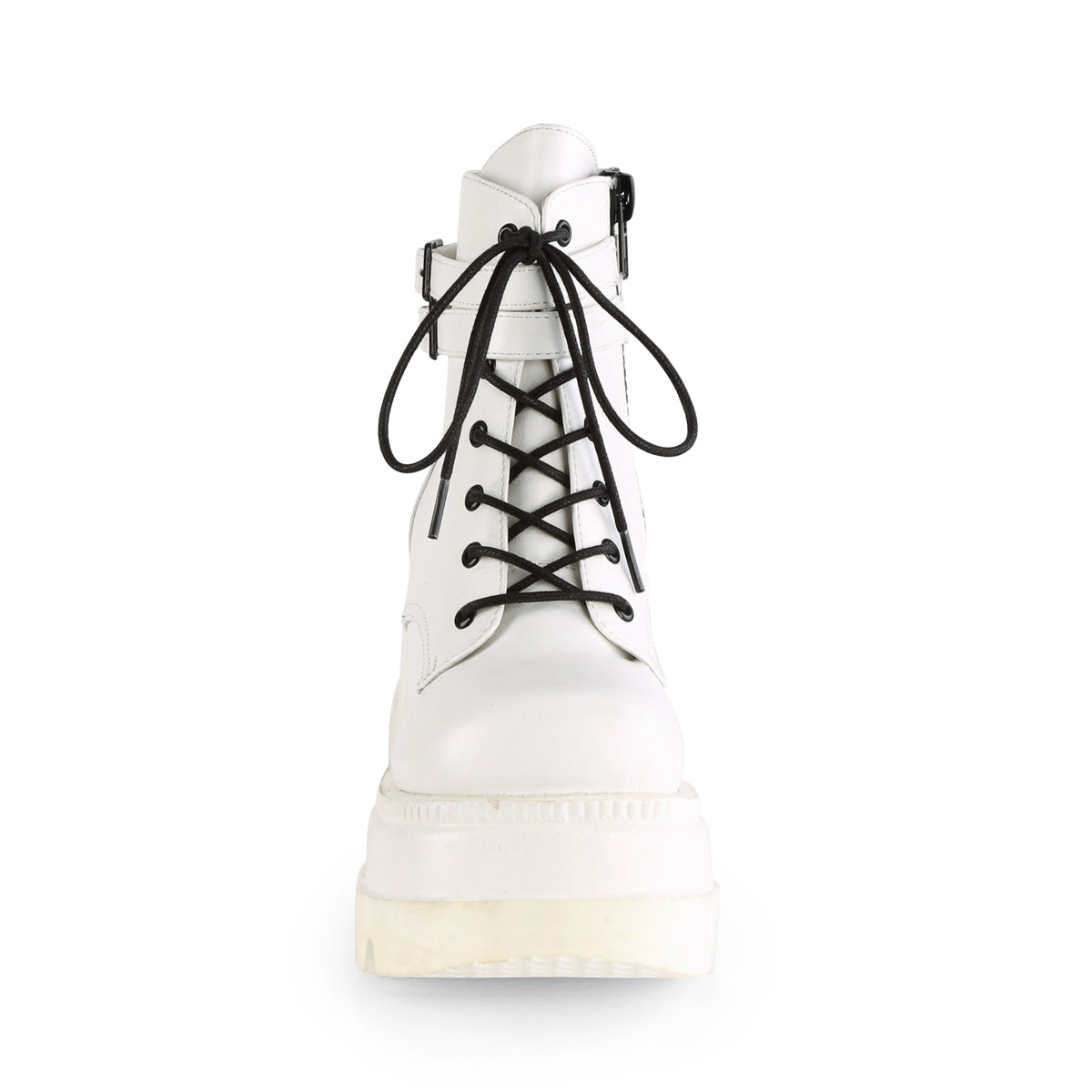 4 1/2" Wedge PF Ankle Boot, Side Zip (Demonia SHA52/B)
