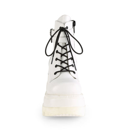 4 1/2" Wedge PF Ankle Boot, Side Zip (Demonia SHA52/B)