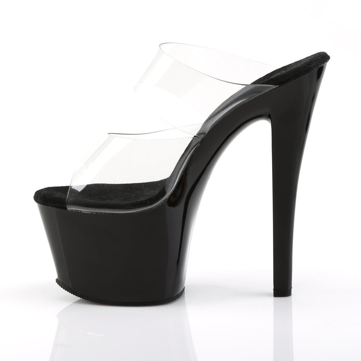 7" Heel Two-Band PF Slide (Pleaser SKY302/C/B)
