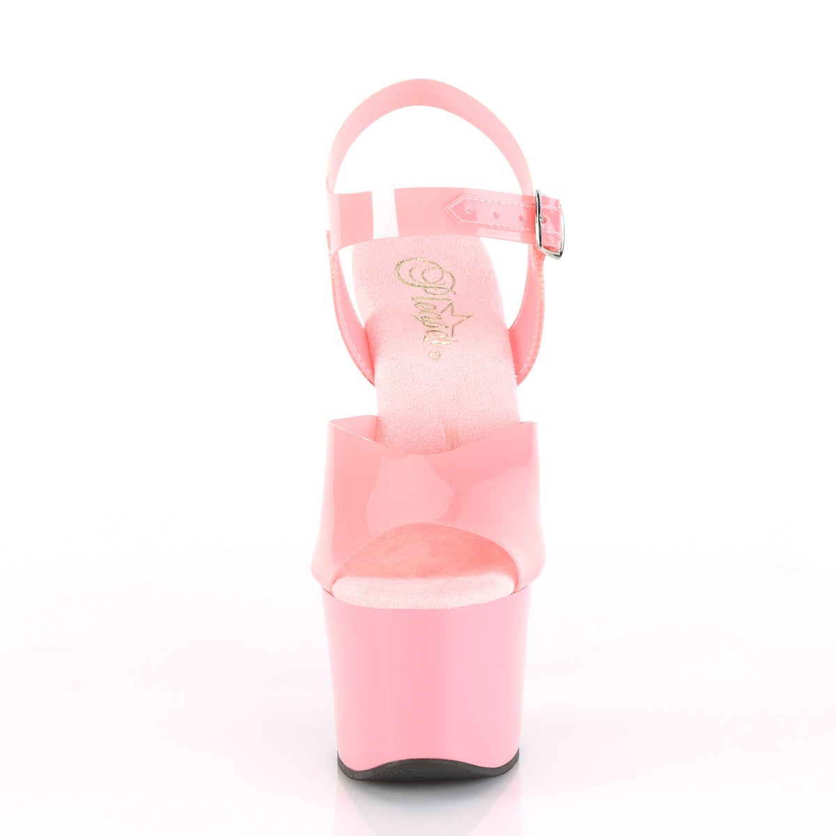 *7" Heel, 2 3/4" PF Ankle Strap Sandal (Pleaser SKY308N/BPTPU/M)