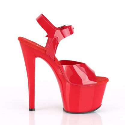 *7" Heel, 2 3/4" PF Ankle Strap Sandal (Pleaser SKY308N/BPTPU/M)