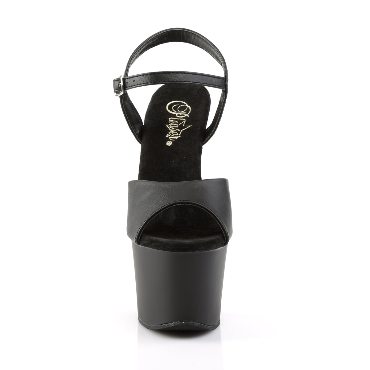 **7" Heel, 2 3/4" PF Two Tone Ankle Strap Sandal (Pleaser SKY309/B/BG)