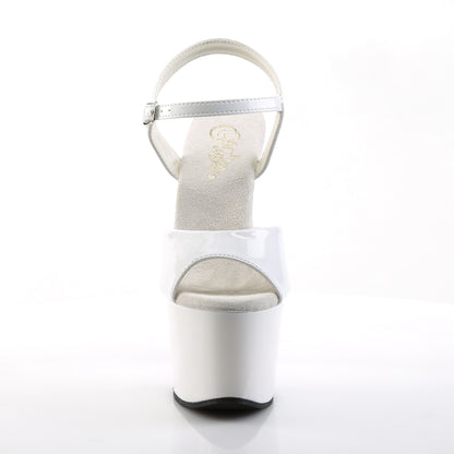 **7" Heel, 2 3/4" PF Two Tone Ankle Strap Sandal (Pleaser SKY309/B/BG)