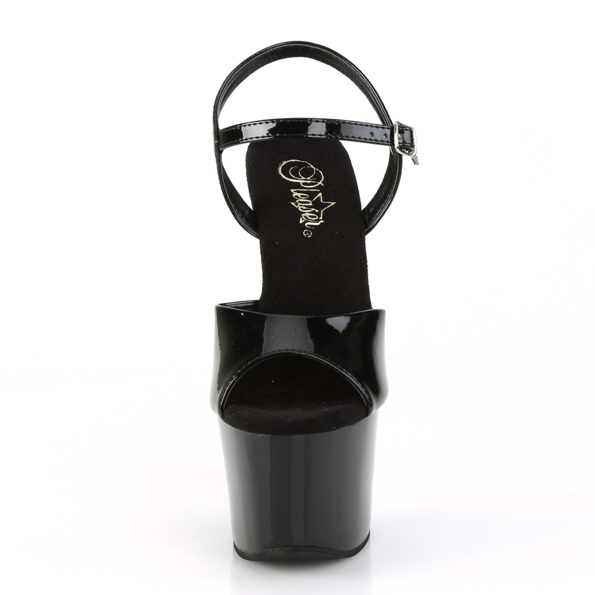 7" Heel, 2 3/4" PF Ankle Strap Sandal (Pleaser SKY309CRS/B/B-SRS)