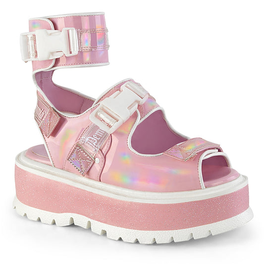 *2" Platform Ankle Cuff Sandal (Demonia SLK15B/BPHG)