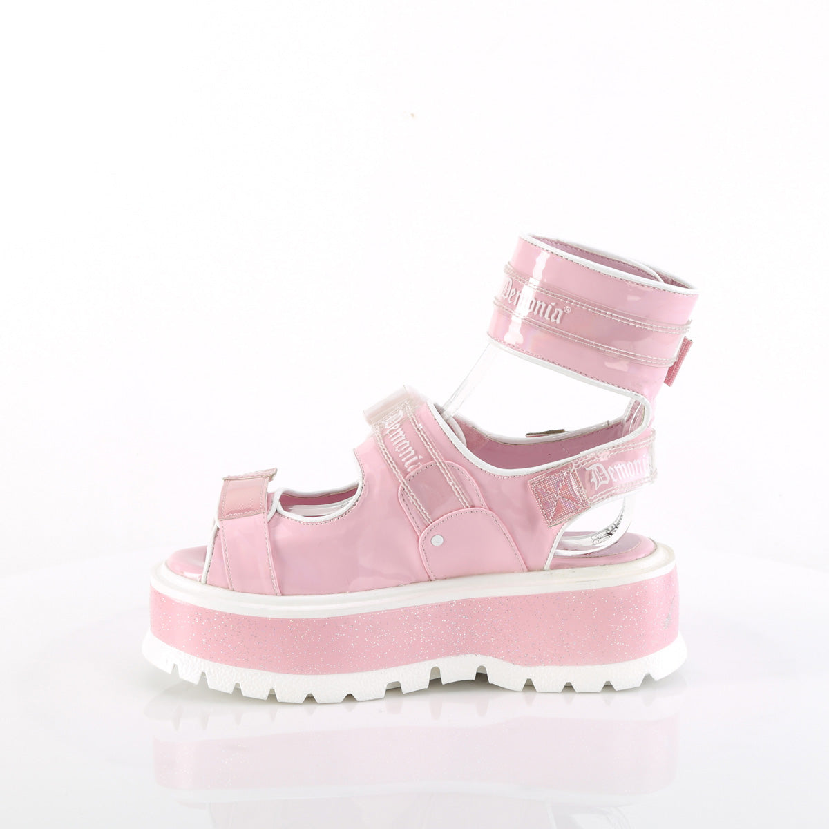 *2" Platform Ankle Cuff Sandal (Demonia SLK15B/BPHG)