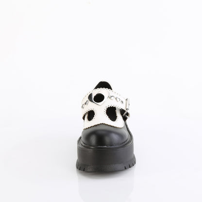 *2" Platform T-Strap Maryjane (Demonia SLK23/B-WVL)