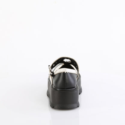 *2" Platform T-Strap Maryjane (Demonia SLK23/B-WVL)