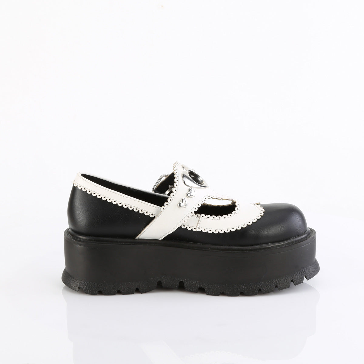 *2" Platform T-Strap Maryjane (Demonia SLK23/B-WVL)