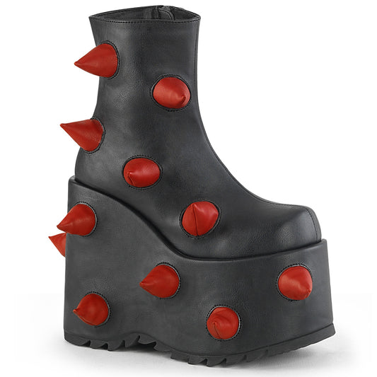 **7" PF Ankle Boot, Side Zip (Demonia SLAY77/B-RVL)