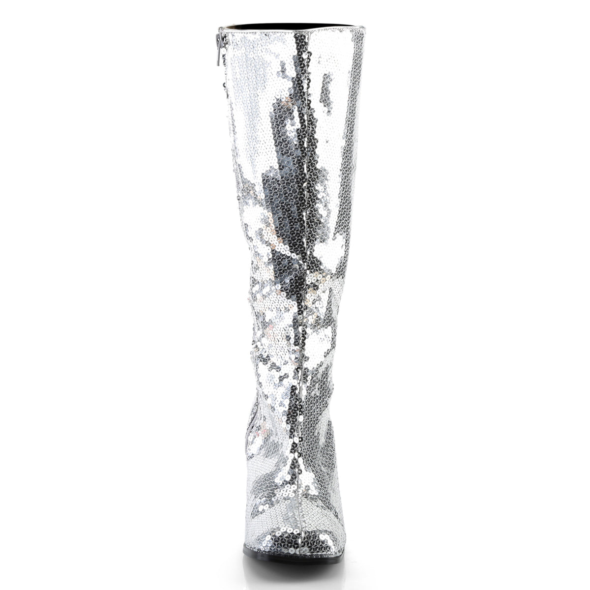 3" Block Heel Sequins Knee Boot (Bordello SPE300SQ/G)