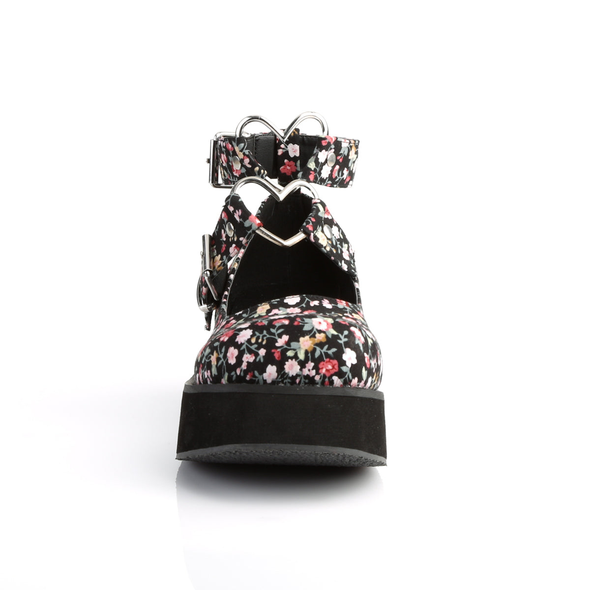 **2 1/4" PF Mary Jane w/Heart O-Rings & Studs Detail (Demonia SPR02/BPPT)