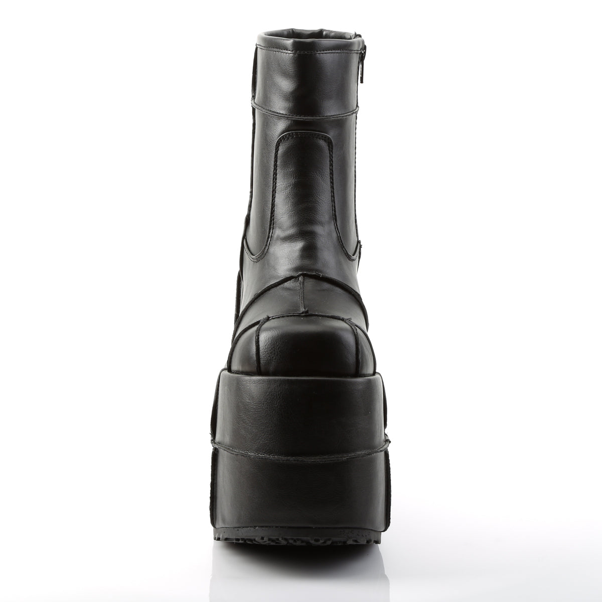 7" PF Ankle Boot, Side Zip (Demonia STA201/BVL)