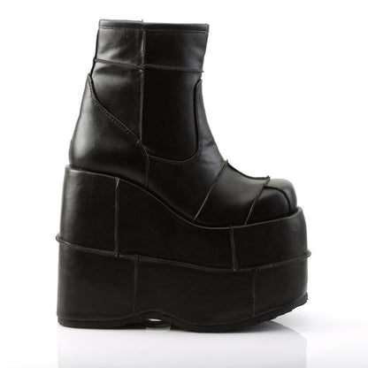 7" PF Ankle Boot, Side Zip (Demonia STA201/BVL)