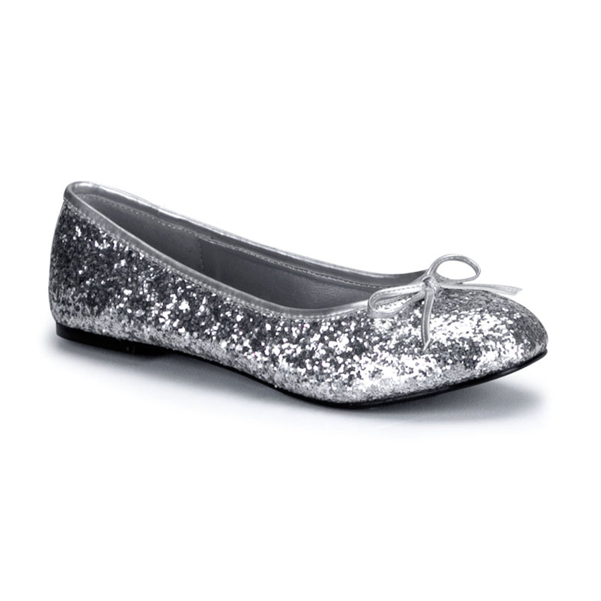 *Adult Ballet Glitter Flat with Bow Accent, Fantasy, Fairy (Funtasma STAR16G/GRN)