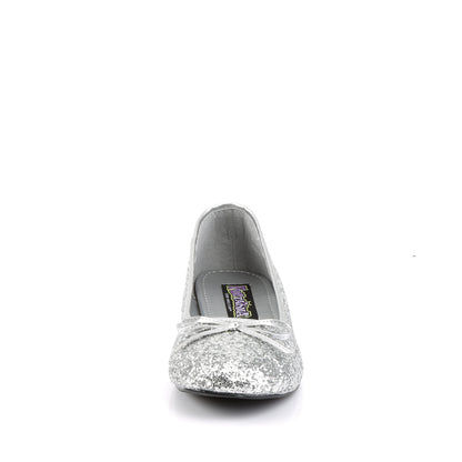 *Adult Ballet Glitter Flat with Bow Accent, Fantasy, Fairy (Funtasma STAR16G/GRN)