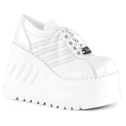 4 3/4" PF Goth Punk Cyber Gogo shoes w/ Zipper (Demonia STO08/B/PU)