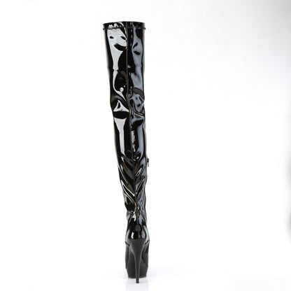 *6" Heel, 1" PF Stretch Crotch Boot, Side Zip (Fabulicious SUL4000/B/M)