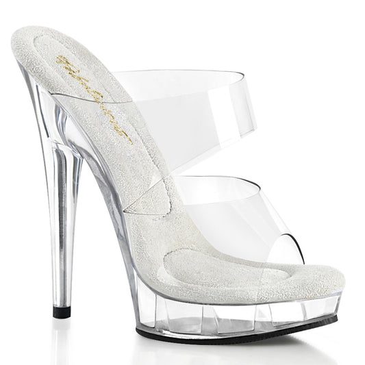 *6" Heel, 1" PF Two-Band Slide (Fabulicious SUL602/C/M)