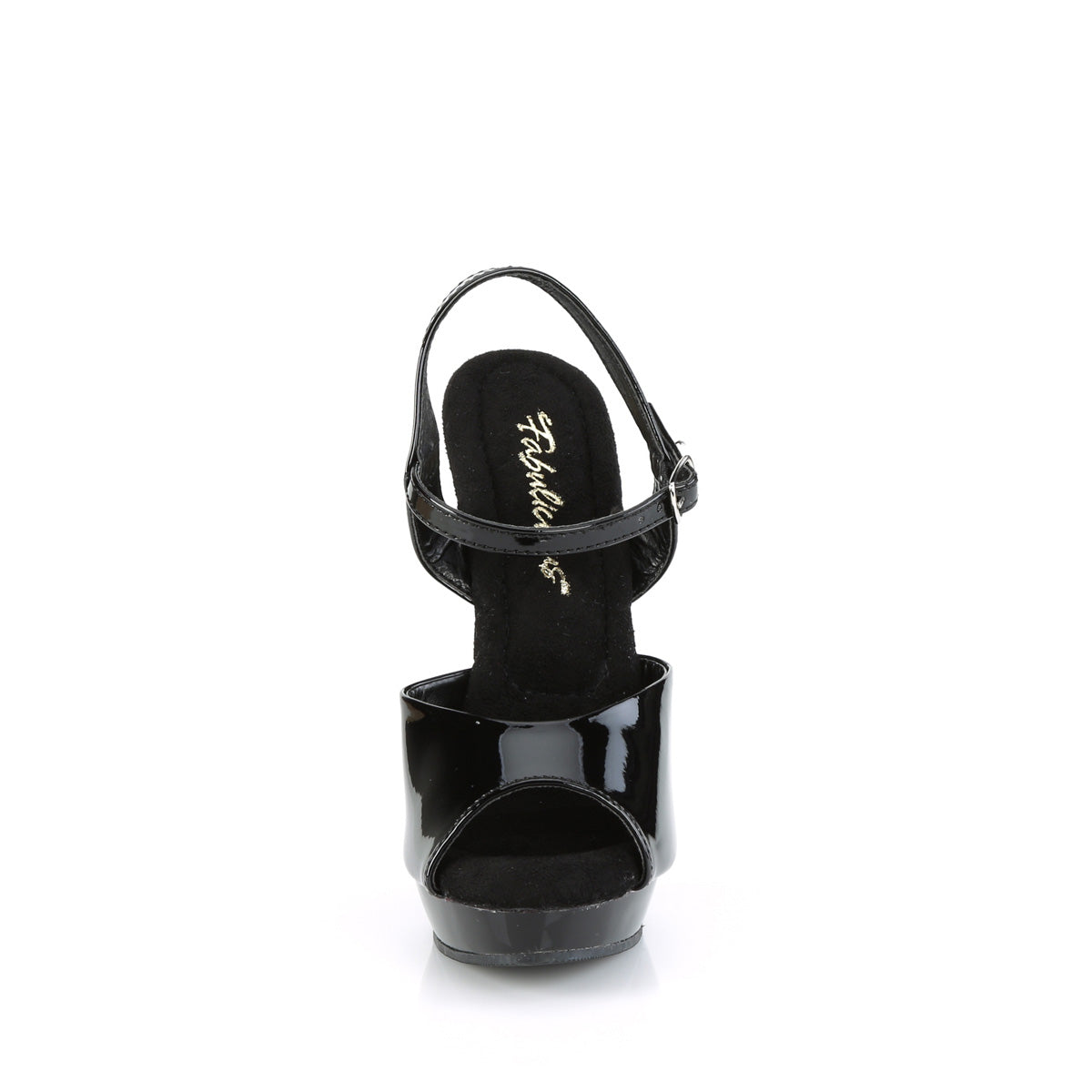 *6" Heel, 1" PF Ankle Strap Sandal (Fabulicious SUL609/B/M)