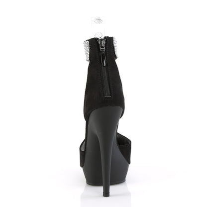 *6" Heel, 1" PF d'Orsay Sandal w/RS, Back Zip (Fabulicious SUL625/BFS/M)