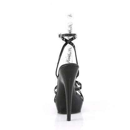 **6" Heel, 1" PF Wrap Around Knotted Strap Sandal (Fabulicious SUL638/B/M)