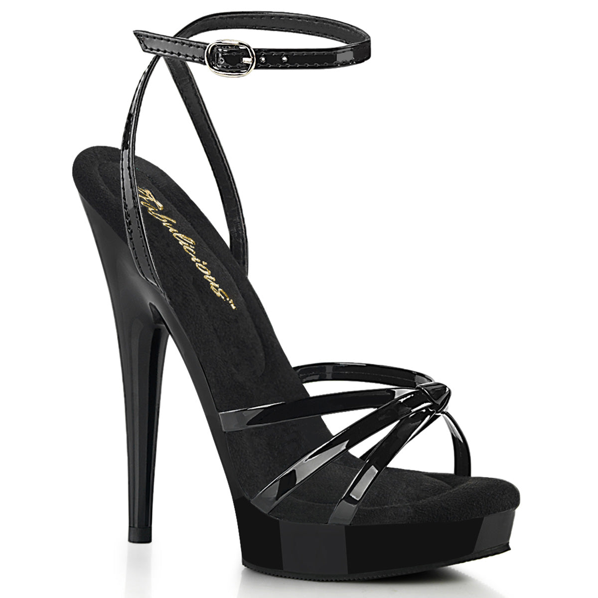 **6" Heel, 1" PF Wrap Around Knotted Strap Sandal (Fabulicious SUL638/B/M)
