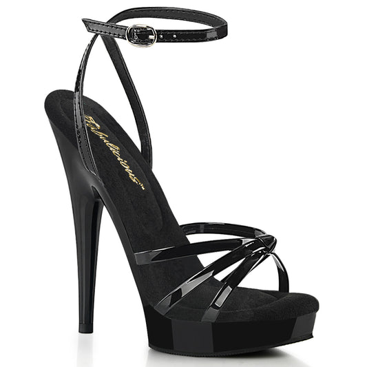**6" Heel, 1" PF Wrap Around Knotted Strap Sandal (Fabulicious SUL638/B/M)