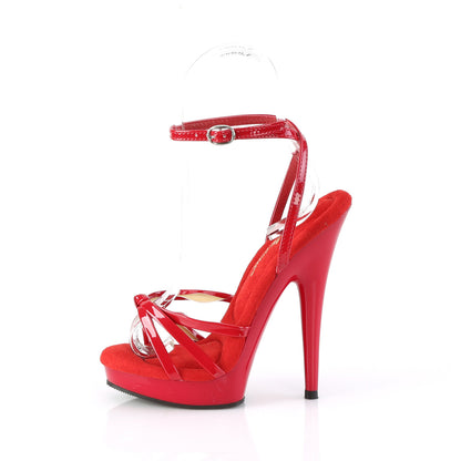 **6" Heel, 1" PF Wrap Around Knotted Strap Sandal (Fabulicious SUL638/B/M)