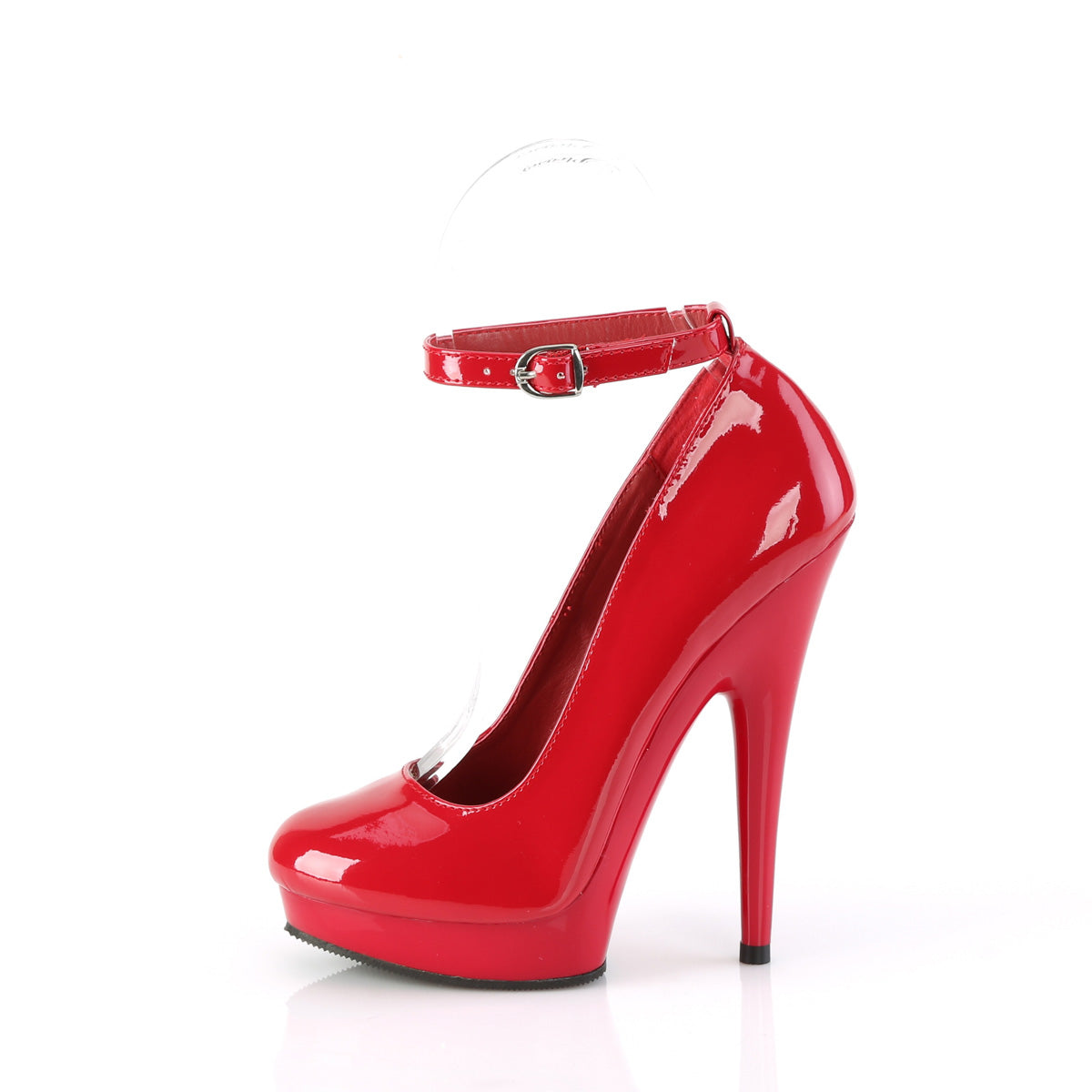 **6" Heel, 1" PF Ankle Strap Pump (Fabulicious SUL686/B/M)