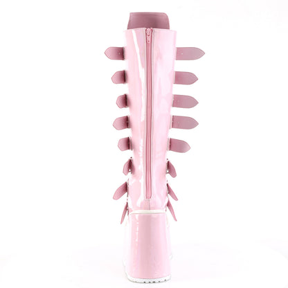 5 1/2" PF Goth Punk Gogo Cyber Knee BT w/ Metal Plates (Demonia SWI815/B)