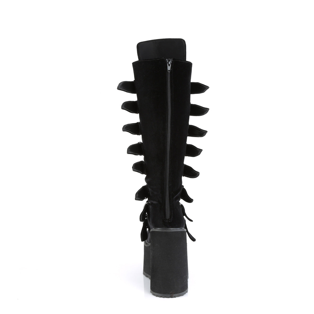 5 1/2" PF Goth Punk Gogo Cyber Knee BT w/ Metal Plates (Demonia SWI815/B)