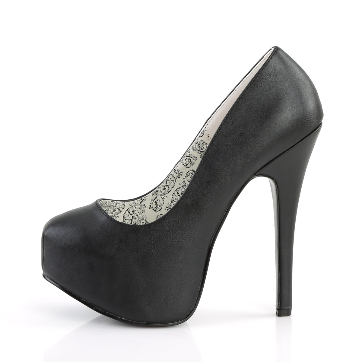 5 3/4" Heel, 1 3/4" Concealed Platform Pump (Bordello TEE06/B)