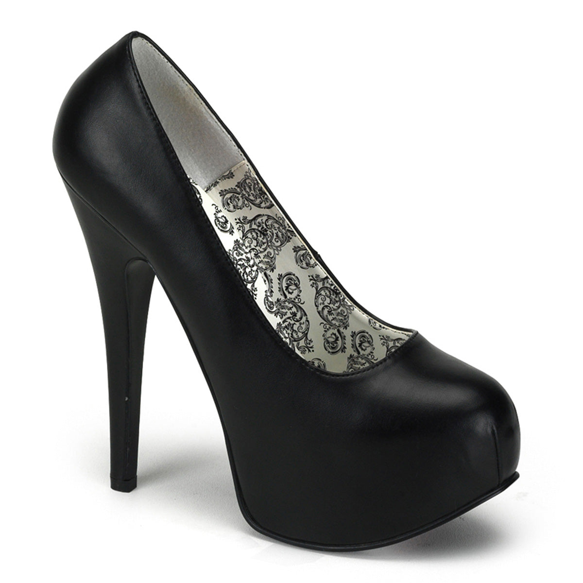 5 3/4" Heel, 1 3/4" Concealed Platform Pump (Bordello TEE06/B)